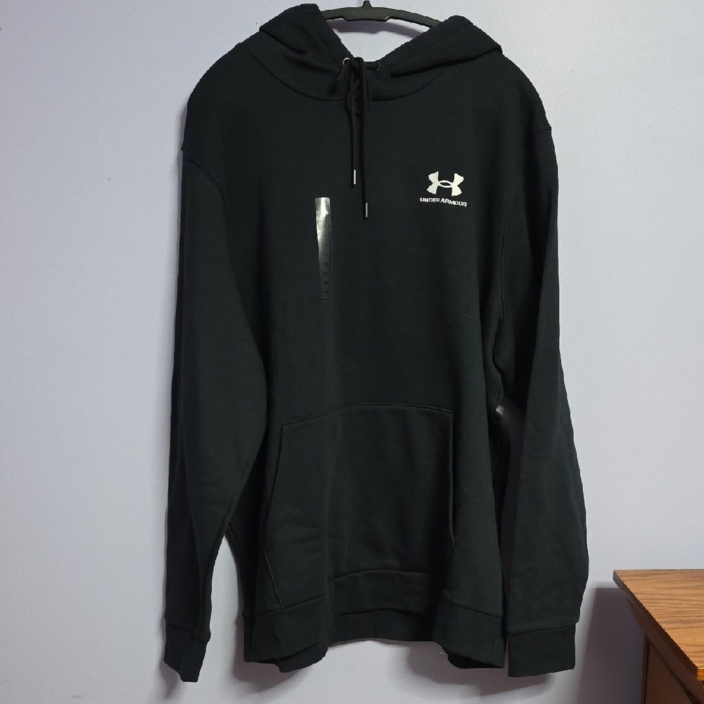 Under Armour Men's Black Hoodie with Logo